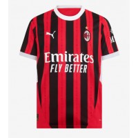 Billiga AC Milan Alvaro Morata #7 Hemma fotbollskläder 2024-25 Kortärmad